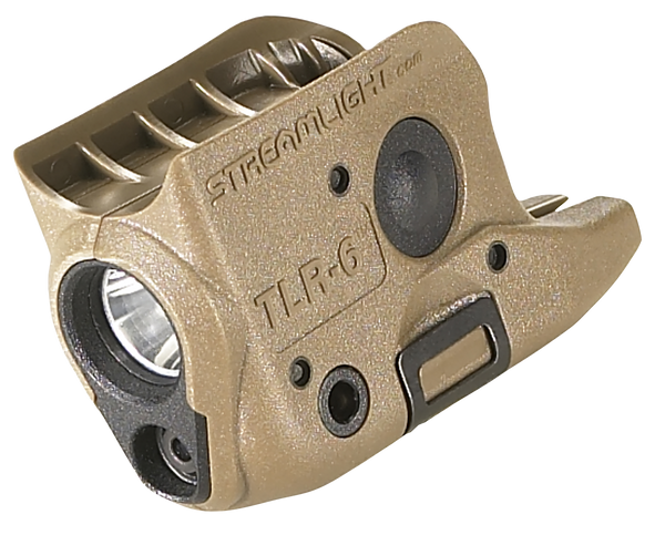 Streamlight 69278 TLR-6 Gun Light Flat Dark Earth 100 Lumens White LED/Red Laser Glock 42/43/43X/48